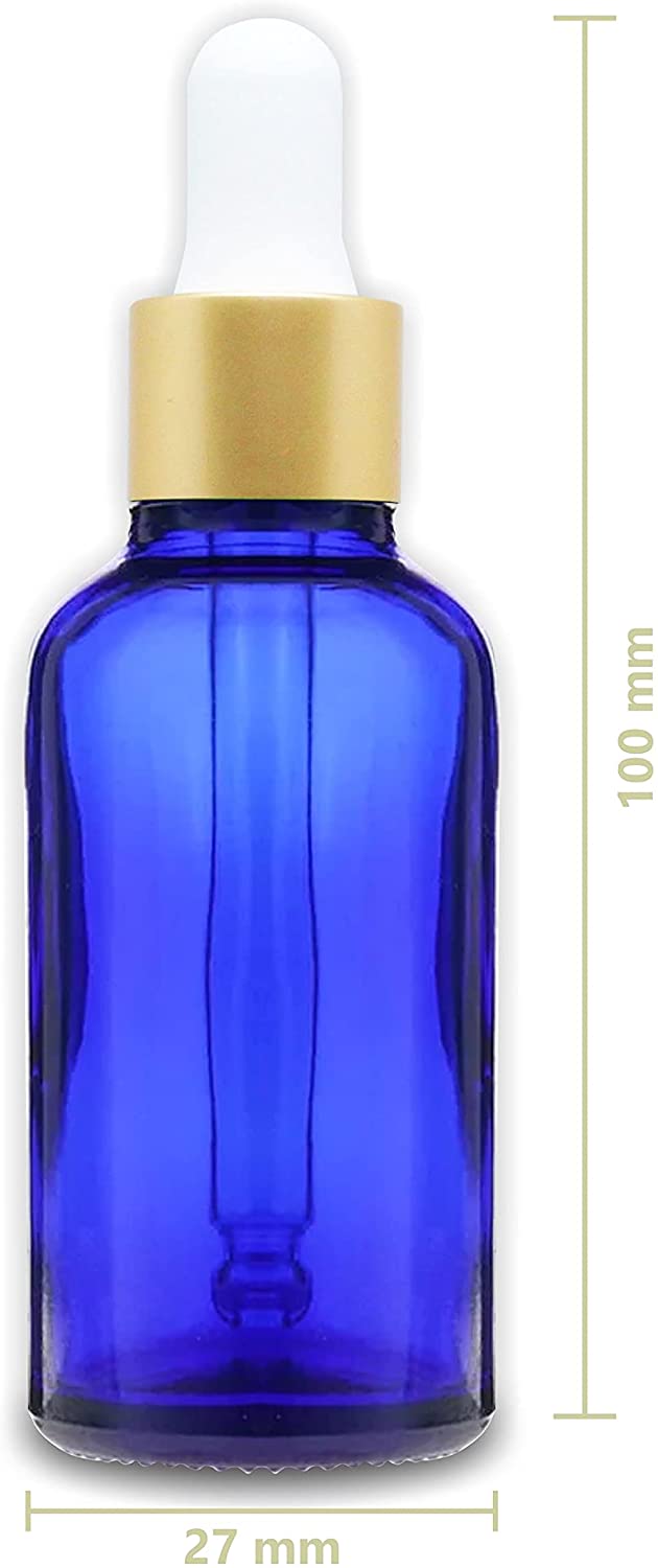 Salvia Glass Amber Bottles Amber Blue Color Bottles 30ml